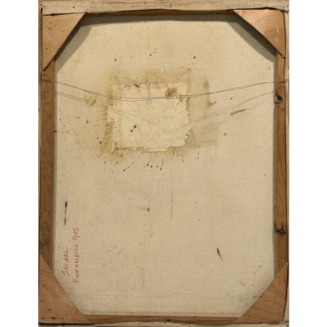 Alexander Povlovic Sachal, Still Life, 1963, Oil on Canvas, Framed For Sale - Image 9 of 11