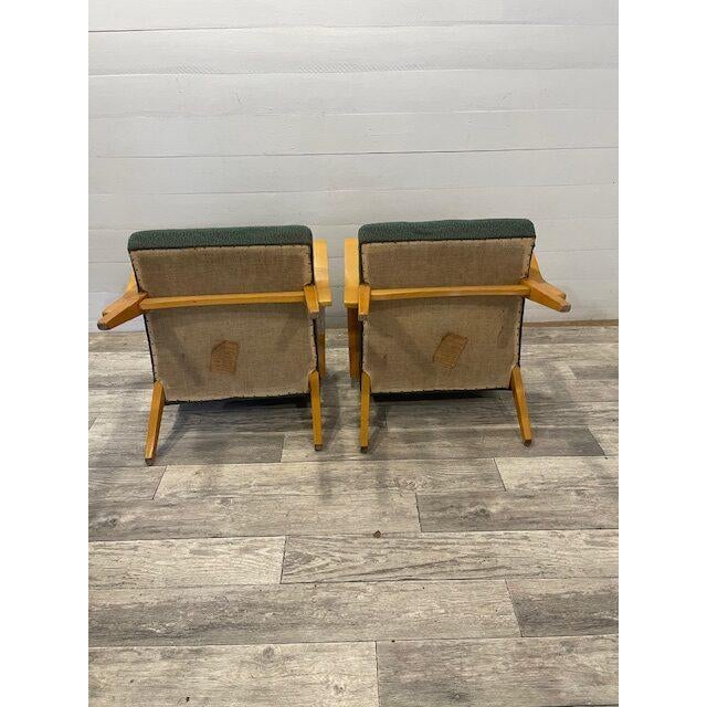 Vintage Chairs by Jirak for Zapanslovenske Nafromtarske, 1966, Set of 2 For Sale - Image 6 of 9