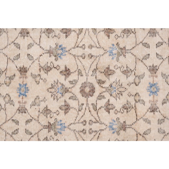 Vintage Oversize Turkish Oushak Rug 6'12" X 10'6" For Sale - Image 9 of 12