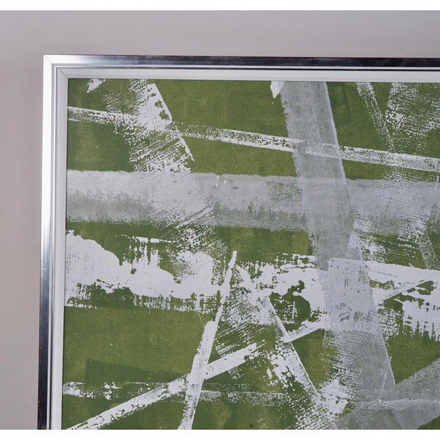 Mid 20th Century Contemporary Abstract Wall Art Painting For Sale - Image 4 of 8