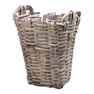 Late 19th Century Portuguese Grape Harvest Basket For Sale