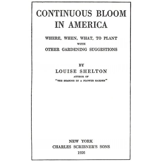 SHELTON, Louise [138] pp. Charles Scribner's Sons 1926 9 1/4" x 7 1/8"