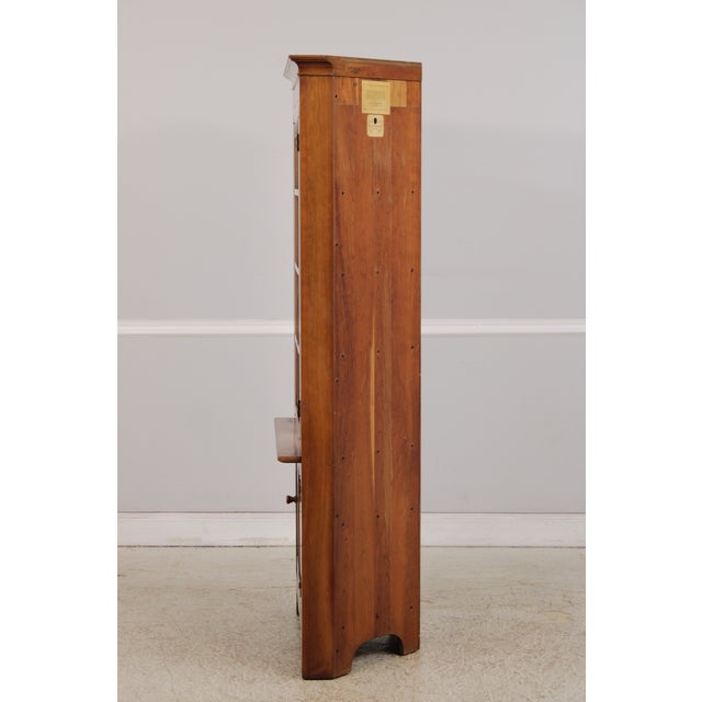Pair Stickley Cherry Valley Corner China Cabinets For Sale - Image 15 of 18
