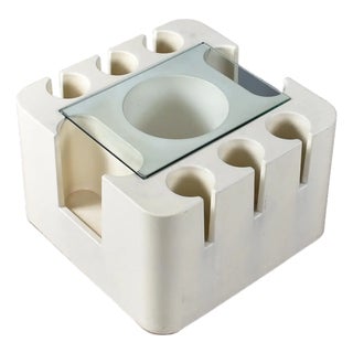 Sergio Mazza for Artemide Italian Space Age Bacco Bar Cart For Sale