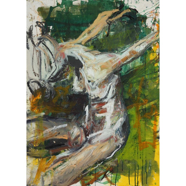 Pray Tell, Original Painting by Karen Schwartz For Sale