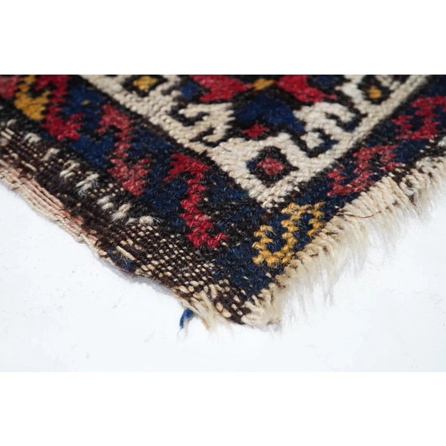 Antique Ghashghai Rug 4'3'' x 9'5'' For Sale In New York - Image 6 of 11