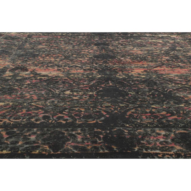Vintage Style High-Low Textured Rug, 09'00 X 12'00 For Sale - Image 4 of 10