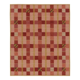 Contemporary Scandinavian Style Wool Flatweave Rug, by Rug & Kilim, India For Sale