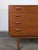 Brown 1960s Danish Modern 4-Drawer Teak Chest by Borge Mogensen for Povl Dinesen, Denmark For Sale - Image 8 of 15