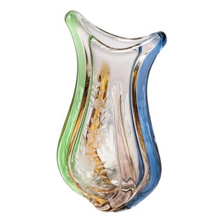 Engraved Metallurgical Vase by František Zemek For Sale