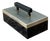 Vintage Metal and Wood Lidded Box For Sale