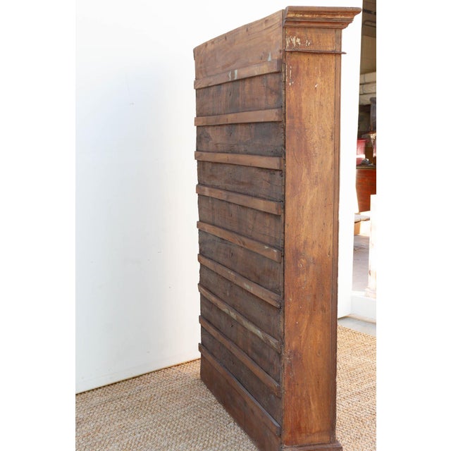 Wood Elegant Early 20th Century Teak Bookcase For Sale - Image 7 of 8