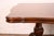 Baker Furniture Style French Regency Walnut and Burl Wood Double Pedestal Extension Dining Table, Newly Refinished For Sale - Image 10 of 14