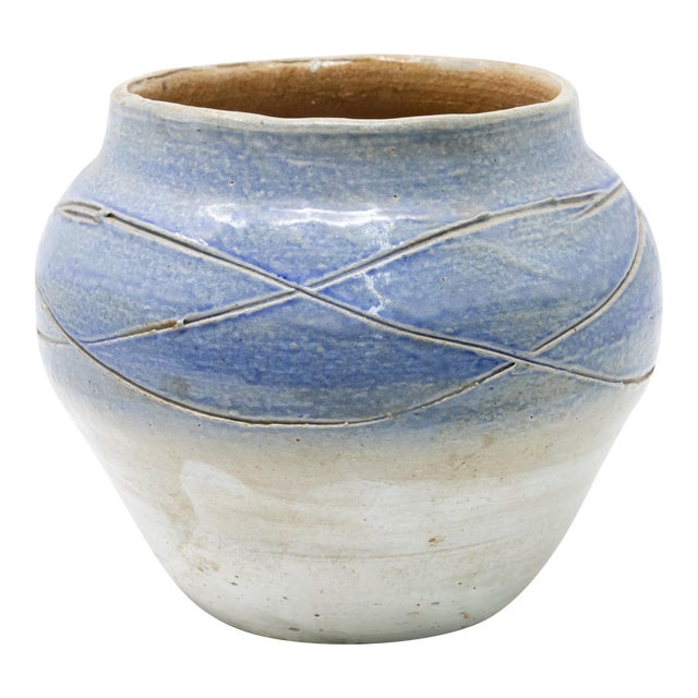 Hand-Thrown Clay Planter For Sale