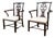 18th Century Chippendale Mahogany Carver Armchairs, 1760, Set of 2 For Sale