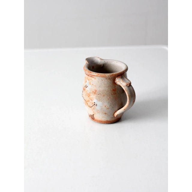 Vintage Pottery Pitcher For Sale - Image 11 of 14