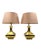 Hollywood Regency Brass Table Lamps, 1970s, Set of 2 For Sale - Image 9 of 16