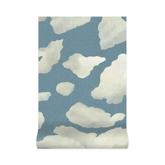 English House of Hackney Stratus Wallpaper - Sky, Sample For Sale - Image 3 of 3