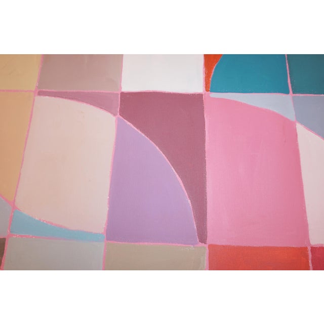 2026, Bauhaus Style Painting on Canvas Of For Sale - Image 4 of 8