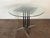 Silver Vintage 1980's Postmodern Aluminum Glass Dining Table For Sale - Image 8 of 17