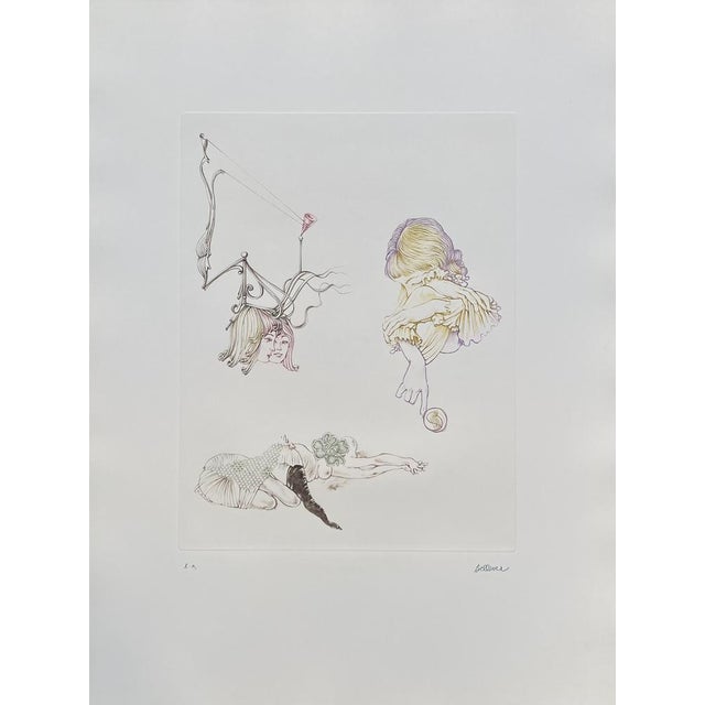 Hans Bellmer, Mirror of Dreams 3A, 1972, Etching For Sale - Image 4 of 4