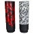 German Pottery Fat Lava Vases Black Red & White from Jopeko, 1970s, Set of 2 For Sale