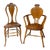 Late 19th Century Set of Two Antique Cherry Chairs For Sale