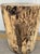 Stylish Organic Modern Natural Wood Accent Table/Stool, showroom floor sample