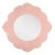 Fleur Home Audubon Magnolia Circle Mirror in Salmon Berry, 30x30 For Sale