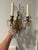 French Pair of French Bronze and Crystal Antiques Sconces For Sale - Image 3 of 12