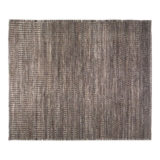 Moroccan Hand Knotted Wool Rug, 8'6"x10'2" For Sale