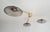 Mid-Century Modern Trio Angolo Polished Brass Smoky Glass Flush Mount by Fabio LTD For Sale - Image 3 of 7