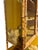 Vintage Tortoiseshell Bamboo Large Floral Decoupage Chinoiserie Display Cabinet For Sale - Image 9 of 15