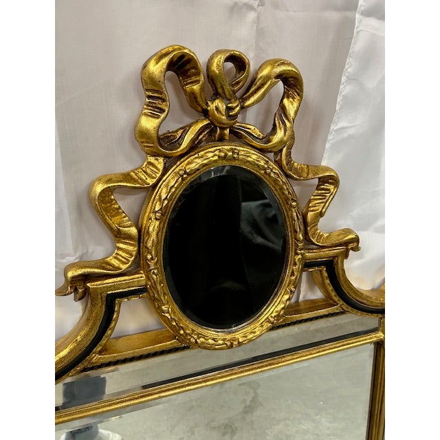 Labarge Louis XVI Style Gold Gilt Mirrors by LaBarge, a Pair For Sale - Image 4 of 12