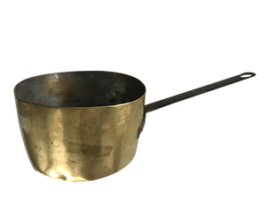 Antique Saucepan in Brass, 1800s
