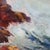 Coastal Oil on Board Painting of a Maine Coastal Scene Signed by Mo Henneman C1920 For Sale - Image 3 of 12