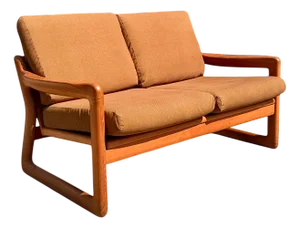 Teak 2-Seater Sofa from Komfort, Denmark, 1960s