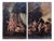 Landscapes with Putti, 1800s, Oil on Panel Paintings, Set of 2 For Sale