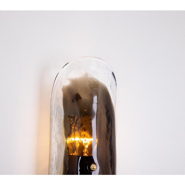 Large Murano Glass and Brass Wall Light from Kalmar, Austria, 1960s For Sale - Image 10 of 13