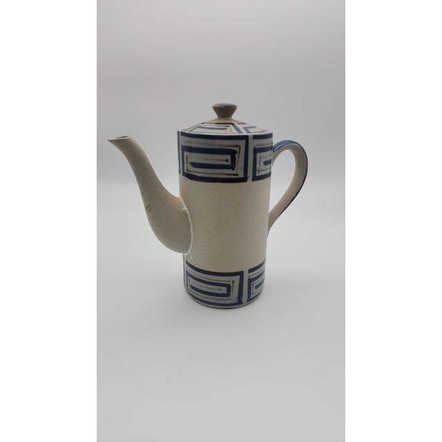 Mid-Century Modern 1980s Vintage Studio Pottery Teapot For Sale - Image 3 of 9