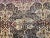 Late 19th Century Late 19th Century Black Ground Antique Panel Design Persian Lavar Kerman Rug For Sale - Image 5 of 10