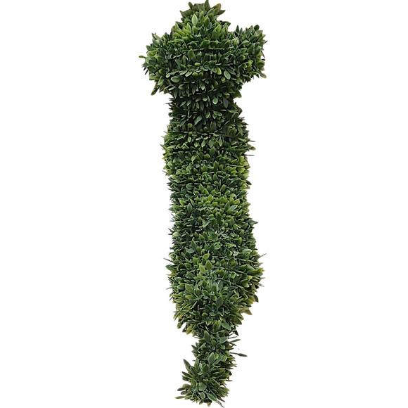Topiary Garden Dog 18" Dachshund Faux Realistic Boxwood Decor Indoor Outdoor For Sale - Image 4 of 13