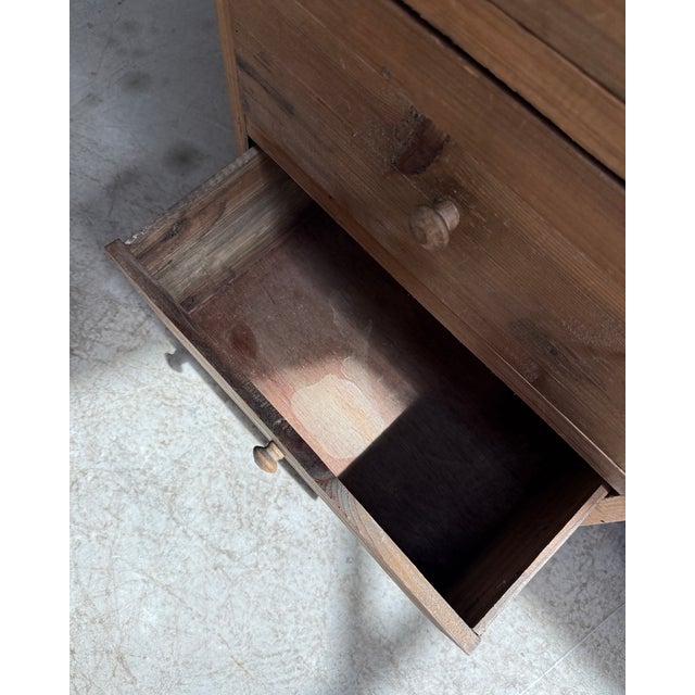 Column Storage Unit with Sculpted Metal Door, 1890s For Sale - Image 9 of 18