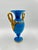Charles X Two-Handled Vase in Opaline and Gilded Bronze For Sale - Image 4 of 13