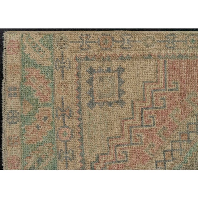 Early 21st Century Turkish Oushak Rug 2'11" x 9'11" #20213 For Sale - Image 5 of 8