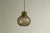 Metal Bubble Glass and Brass Pendant by Helena Tynell for Limburg, 1960s For Sale - Image 7 of 10