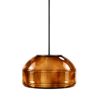 Tortoiseshell Blown Glass Pendant Light by Artem Zakharchenko-Halytskyi For Sale