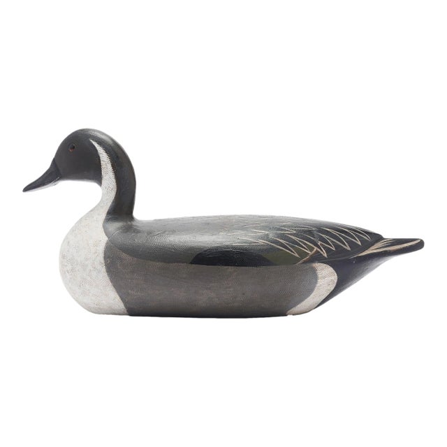 Signed Pintail Duck Decoy by Charles Perdew, C. 1950 For Sale