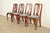 Queen Anne Henkel Harris Queen Anne Solid Cherry Wood Dining Chairs, Set of Four For Sale - Image 3 of 13