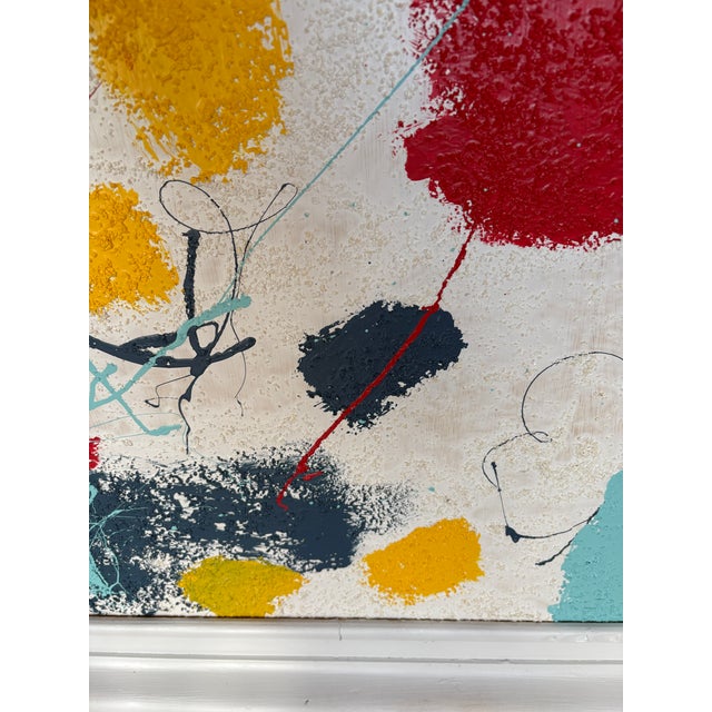 Wood Large Original Abstract Painting For Sale - Image 7 of 12